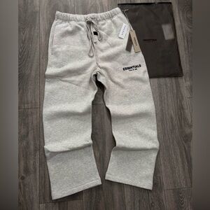Essentials light Gray Sweatpants Medium New